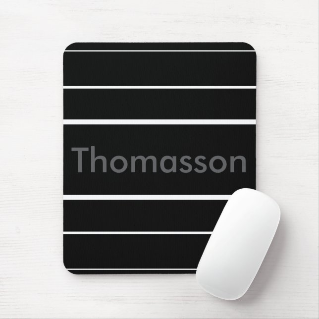Create Your Own Personalised Minimalist Monogram Mouse Pad (With Mouse)