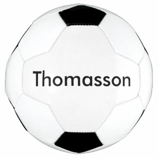 Create Your Own Personalised Minimalist Monogram Soccer Ball