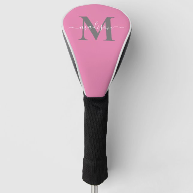 Create Your Own Personalised Monogram Golf Head Cover (Front)