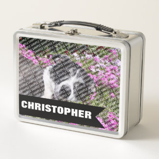 Create Your Own Personalised Name & Photo Metal Lunch Box