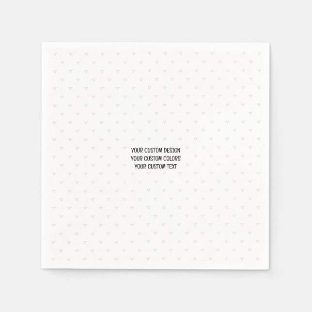 Create Your Own Personalised Napkin (Front)