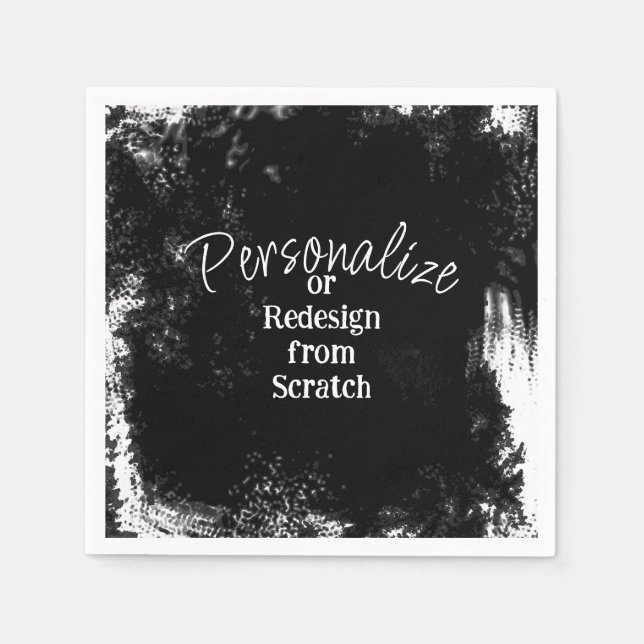 Create Your Own Personalised Napkin (Front)
