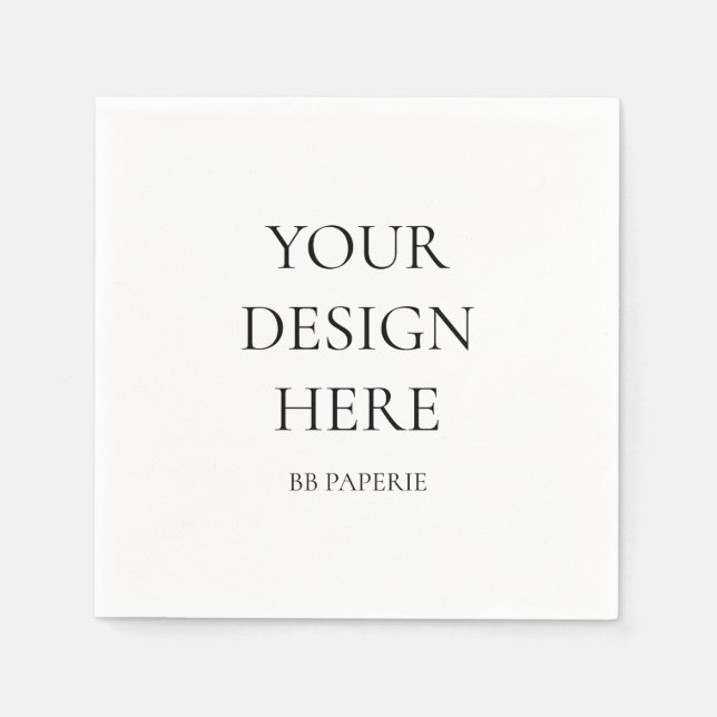 Create Your Own Personalised Napkin (Front)