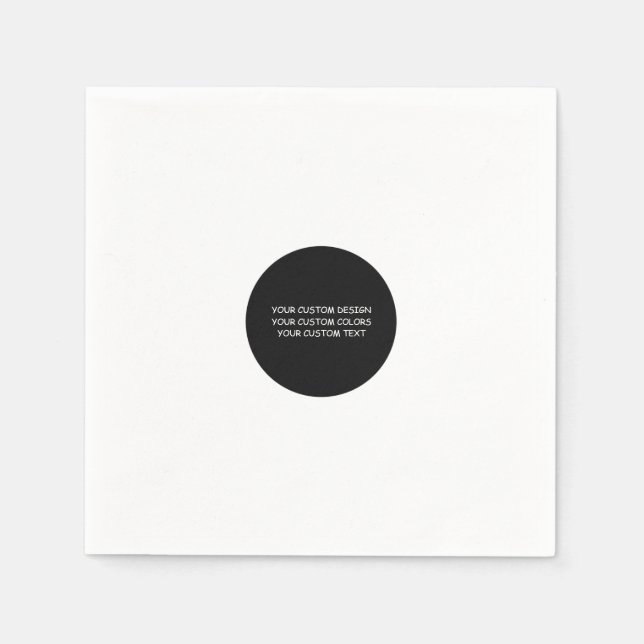 Create Your Own Personalised Napkin (Front)