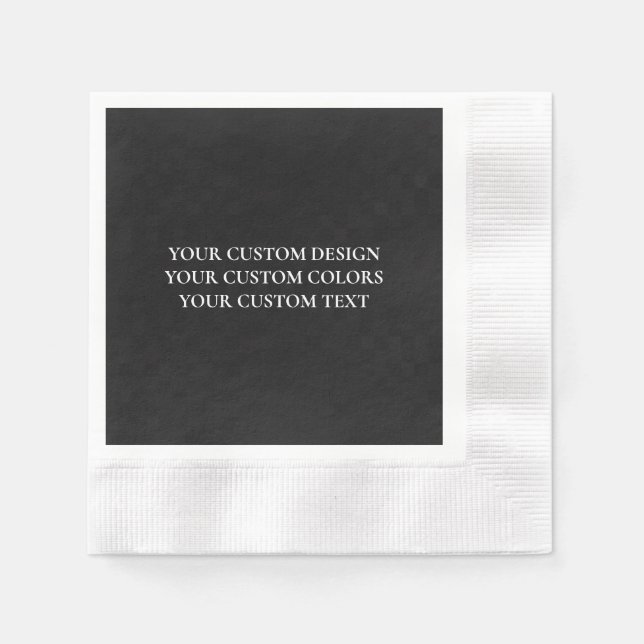 Create Your Own Personalised Napkin (Front)