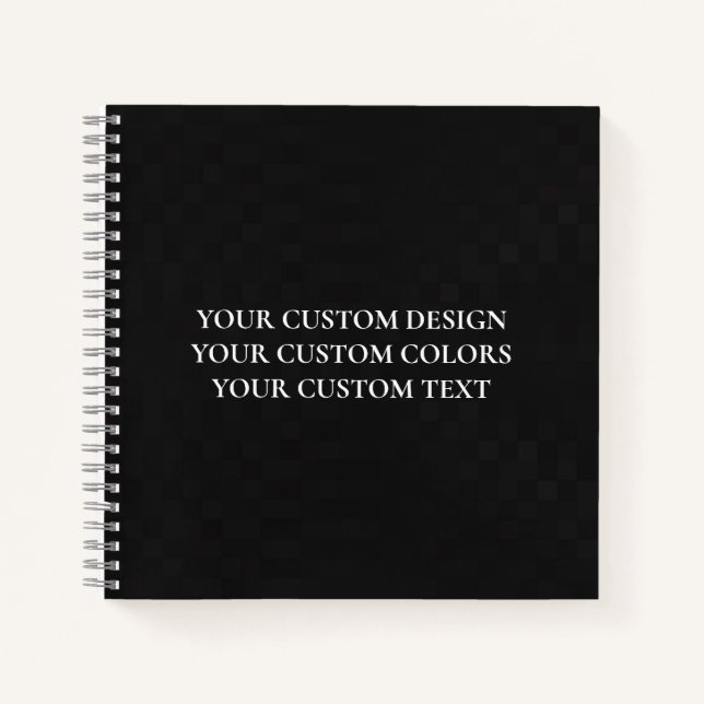 Create Your Own Personalised Notebook (Front)
