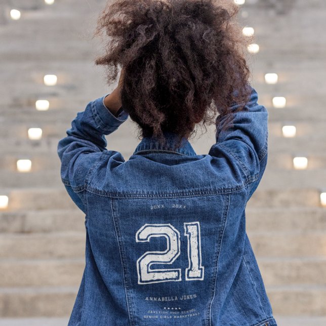 Create Your Own | Personalised Number Denim Jacket (Creator Uploaded)