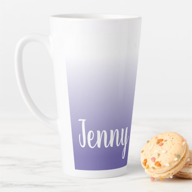 Create Your Own Personalised Ombre with Any Colour Latte Mug (In Situ)