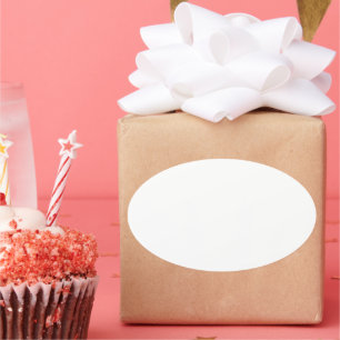 Create Your Own Personalised Oval Sticker