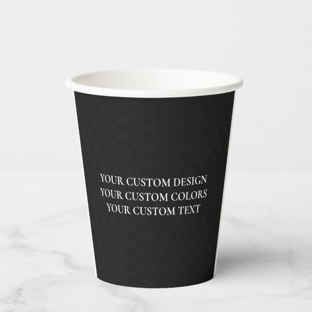 Create Your Own Personalised Paper Cups (Front)