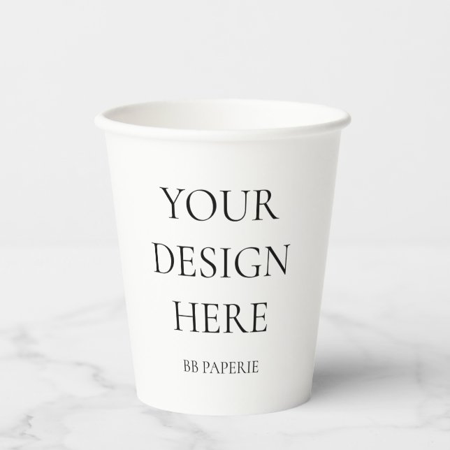 Create Your Own Personalised Paper Cups (Front)