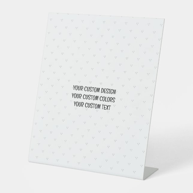 Create Your Own Personalised Pedestal Sign (Front)