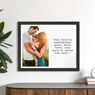 Create Your Own Personalised Photo and Quote Poster