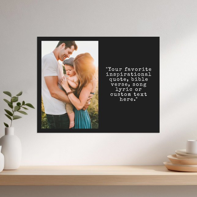 Create Your Own Personalised Photo and Quote Poster (Creator Uploaded)