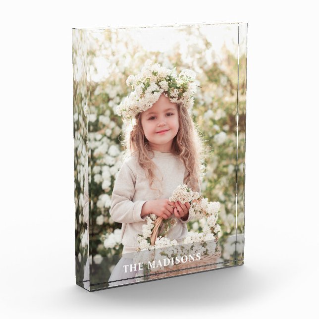 Create Your Own Personalised Photo Block (Left)