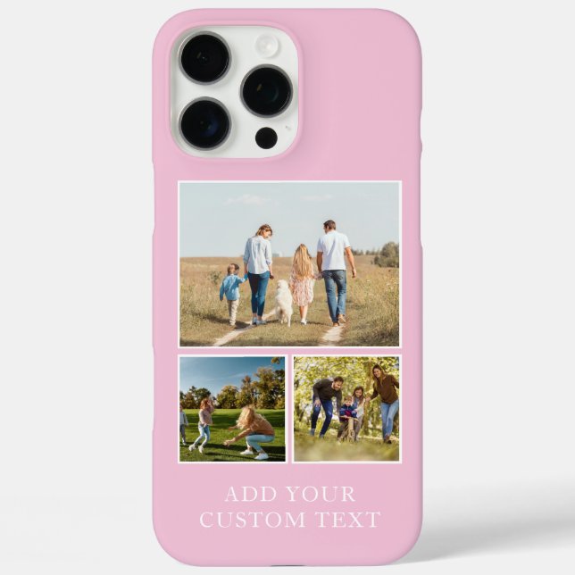 Create Your Own Personalised Photo Collage Case-Mate iPhone Case (Back)