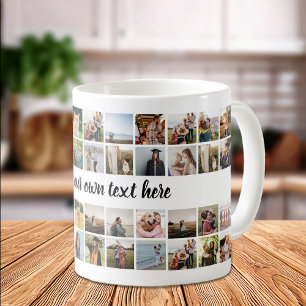 Create Your Own Personalised Photo Collage Coffee Mug