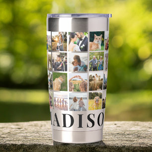 Create Your Own Personalised Photo Collage Insulated Tumbler