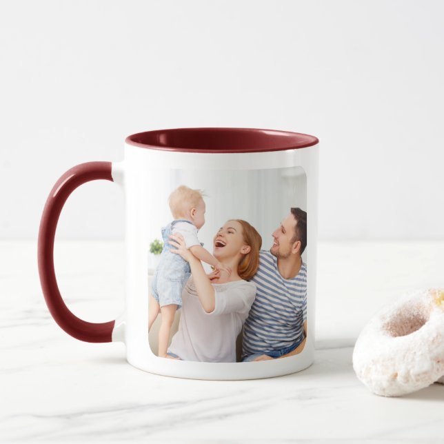 Create Your Own Personalised Photo Mug (With Donut)