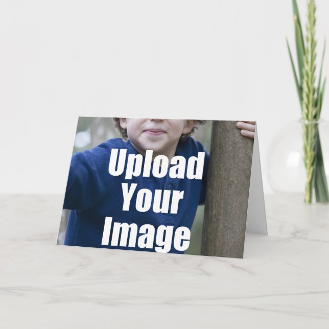 Create Your Own Personalised Photo Mug from Child Card (Front)