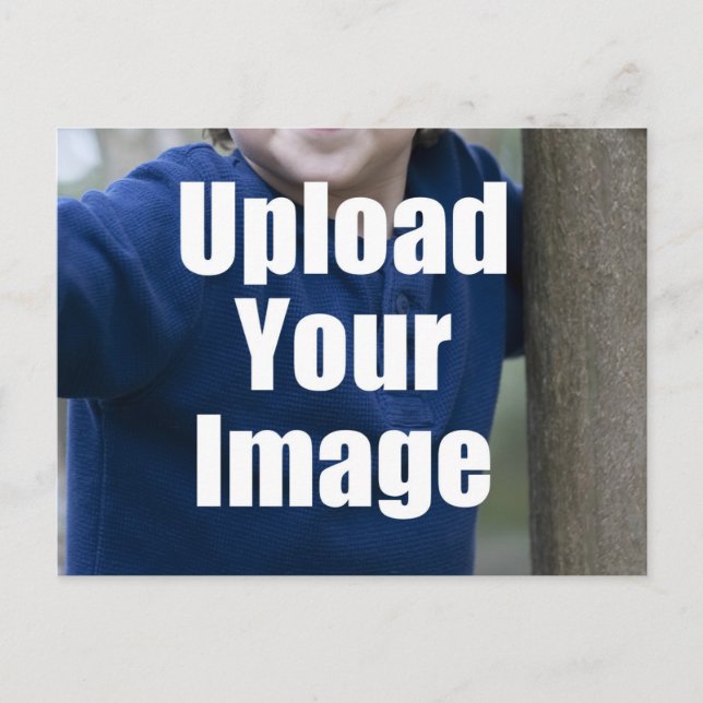 Create Your Own Personalised Photo Mug from Child Postcard (Front)