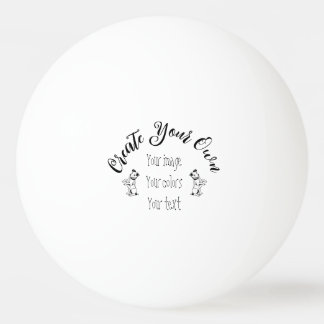 Create Your Own Personalised Ping Pong Ball