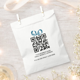 Create Your Own Personalised QR Code Business Favour Bag