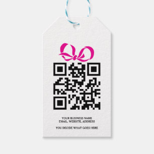 Create Your Own Personalised QR Code Business Gift Tags