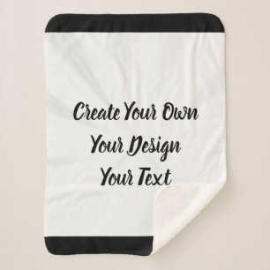Create Your Own Personalised Sherpa Blanket