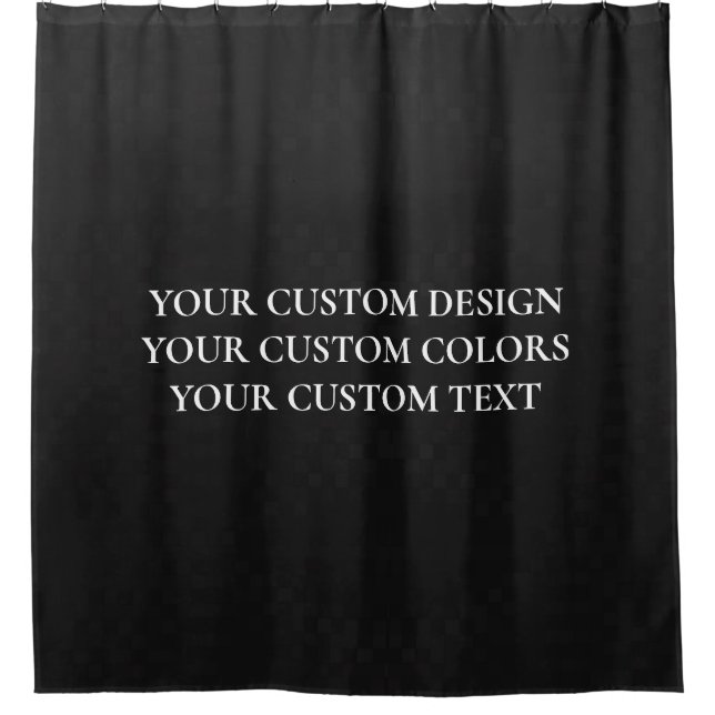 Create Your Own Personalised Shower Curtain (Front)