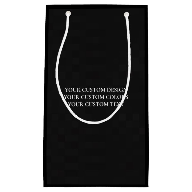 Create Your Own Personalised Small Gift Bag (Front)