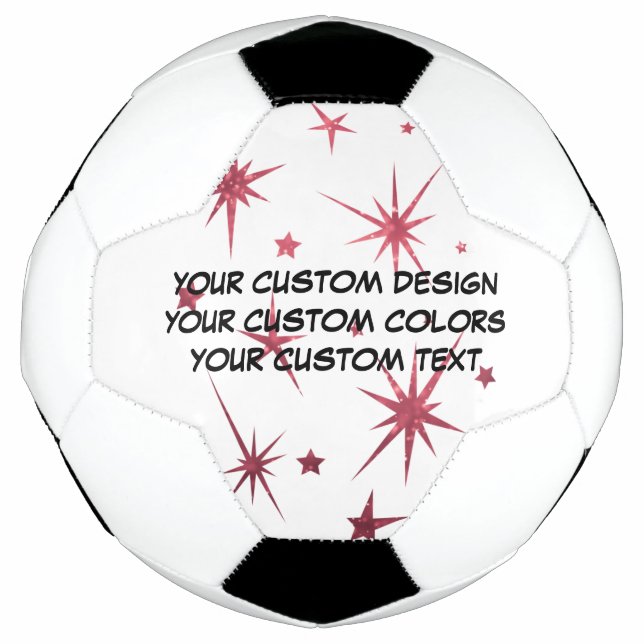Create Your Own Personalised Soccer Ball (Front)
