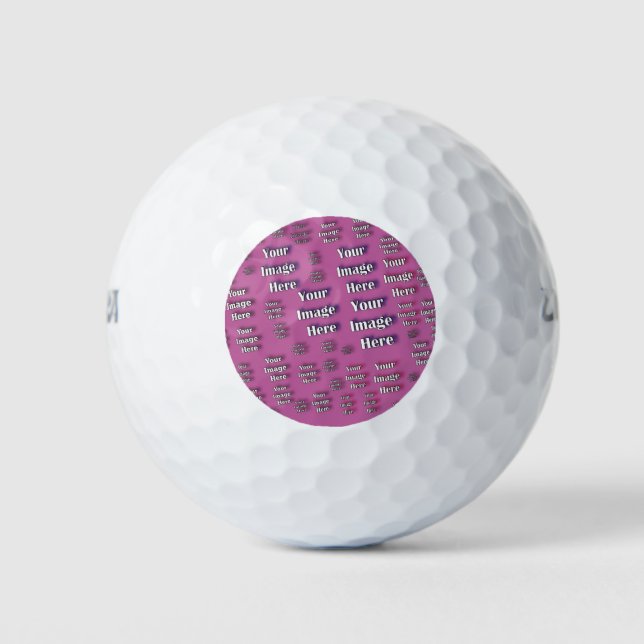 ⛳ Create Your Own Personalised Sports Gift Golf Balls (Front)