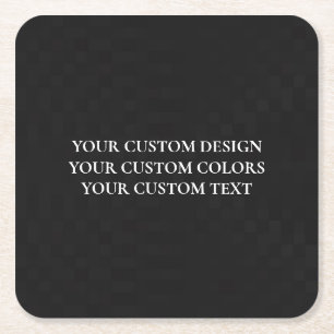 Create Your Own Personalised Square Paper Coaster