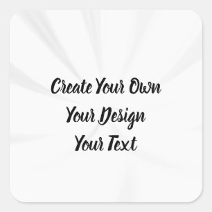 Create Your Own Personalised Square Sticker