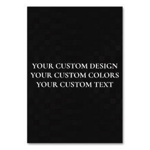 Create Your Own Personalised Table Number