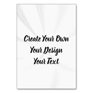 Create Your Own Personalised Table Number