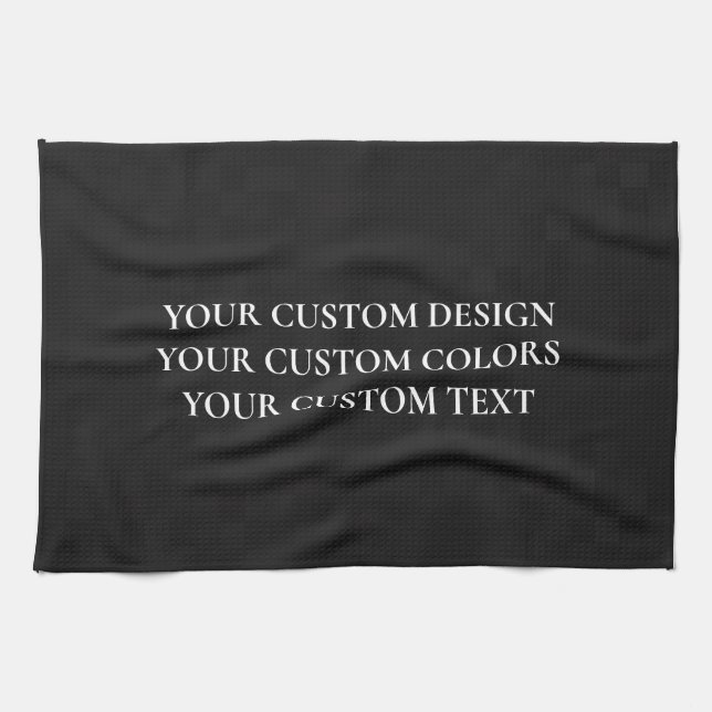 Create Your Own Personalised Tea Towel (Horizontal)