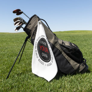 Create Your Own - Personalised Template / Custom Golf Towel