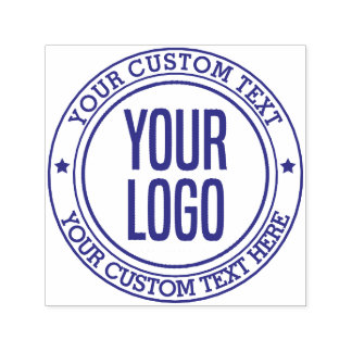 Create Your Own Personalised Text Logo Self-inking Stamp