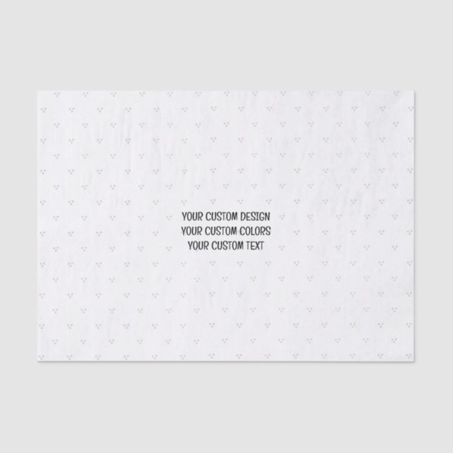 Create Your Own Personalised Tissue Paper (Front)