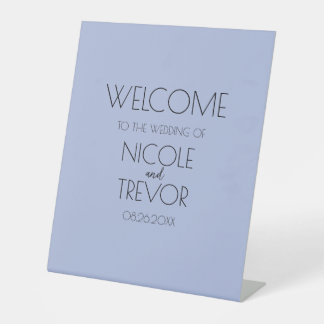 Create Your Own - Personalised Wedding Welcome Pedestal Sign