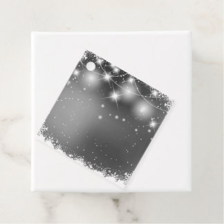 Create Your Own Personalised Xmas Lights Snowflake Favour Tags