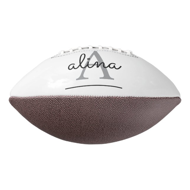 Create Your Own Personalize Monogram Football (Rotated 270)