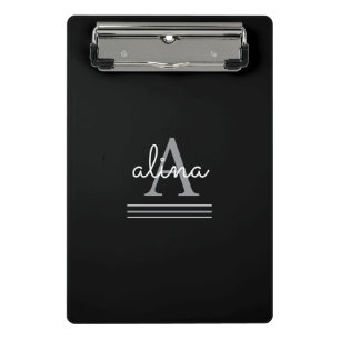 Create Your Own Personalize Monogram Mini Clipboard