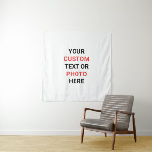 Create Your Own Personalize Square Tapestry