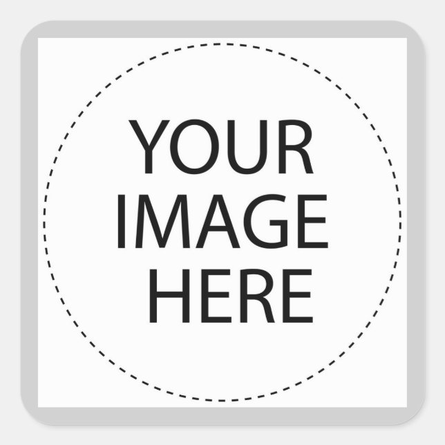 CREATE YOUR OWN - PERSONALIZE THIS SQUARE STICKER (Front)