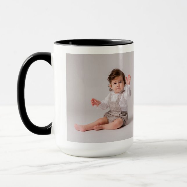 Create Your Own Personalized 2 Photos Mug (Left)