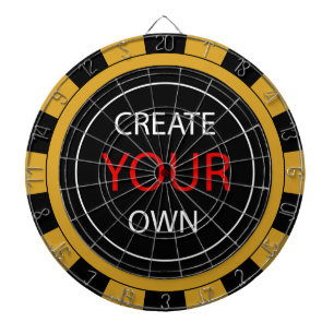 Create Your Own - Personalized, branded / Custom D Dartboard