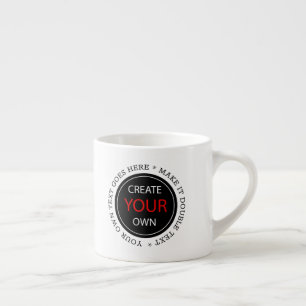 Create Your Own - Personalized, branded / Photo Espresso Cup